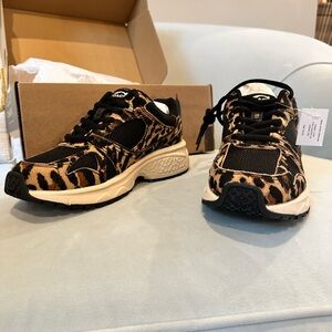 Coach Black and Leopard Sport Sneakers